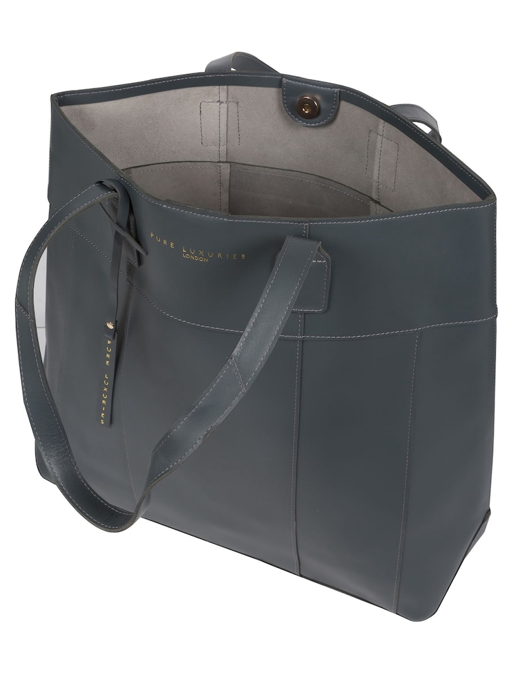 Pure Luxuries London Pembury Vegetable Tanned Leather Shopper Bag - Image 5 of 5 Pure Luxuries London Pembury Vegetable Tanned Leather Shopper Bag - Image 5 of 5