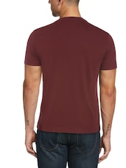 Красный - Original Penguin Футболка с логотипом Pin Point 100% хлопок - Image 2 of 3