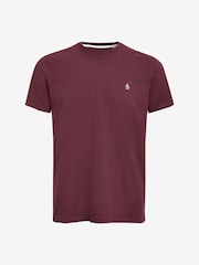 Красный - Original Penguin Футболка с логотипом Pin Point 100% хлопок - Image 3 of 3