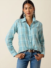 Ariat Blue Billie Jean Western Shirt - Image 1 of 4