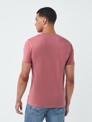 Pink Light Slim Fit Essential Crew Neck T-Shirt - Image 3 of 5
