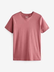Pink Light Slim Fit Essential Crew Neck T-Shirt - Image 5 of 5