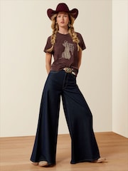 Ariat Purple Rebel With A Cause Short Sleeve T-Shirt - Image 2 of 4