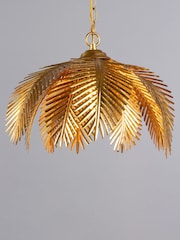 BHS Satin Brass Brookby Pendant Ceiling Light - Image 2 of 4