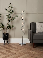 BHS Chrome Bella Floor Lamp - Image 2 of 7