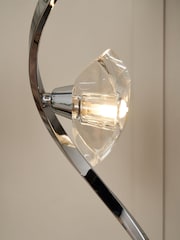 BHS Chrome Bella Floor Lamp - Image 5 of 7