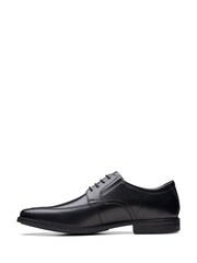 Clarks Black Leather Howard Apron Shoes - Image 2 of 7