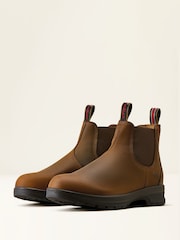 Ariat Brown Cooper Chelsea Boots - Image 3 of 4