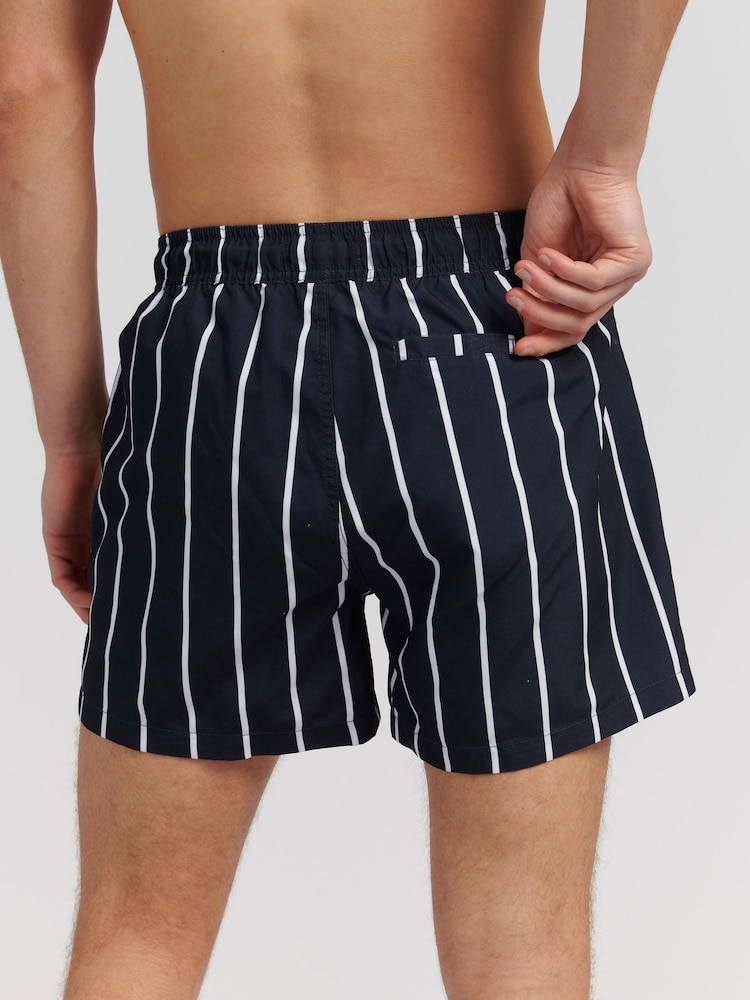 U.S. Polo Assn. Blue Stripe Player Swim Shorts - Image 2 of 6