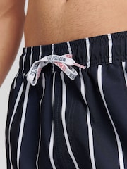 U.S. Polo Assn. Blue Stripe Player Swim Shorts - Image 3 of 6