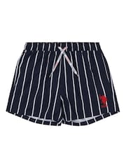 U.S. Polo Assn. Blue Stripe Player Swim Shorts - Image 6 of 6