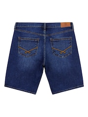 U.S. Polo Assn. Black Slim Fit 5 Pocket Denim Shorts - Image 2 of 3