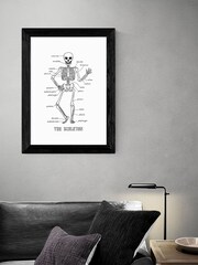East End Prints White The Skeleton Print by Kid of the Village - Image 2 of 2