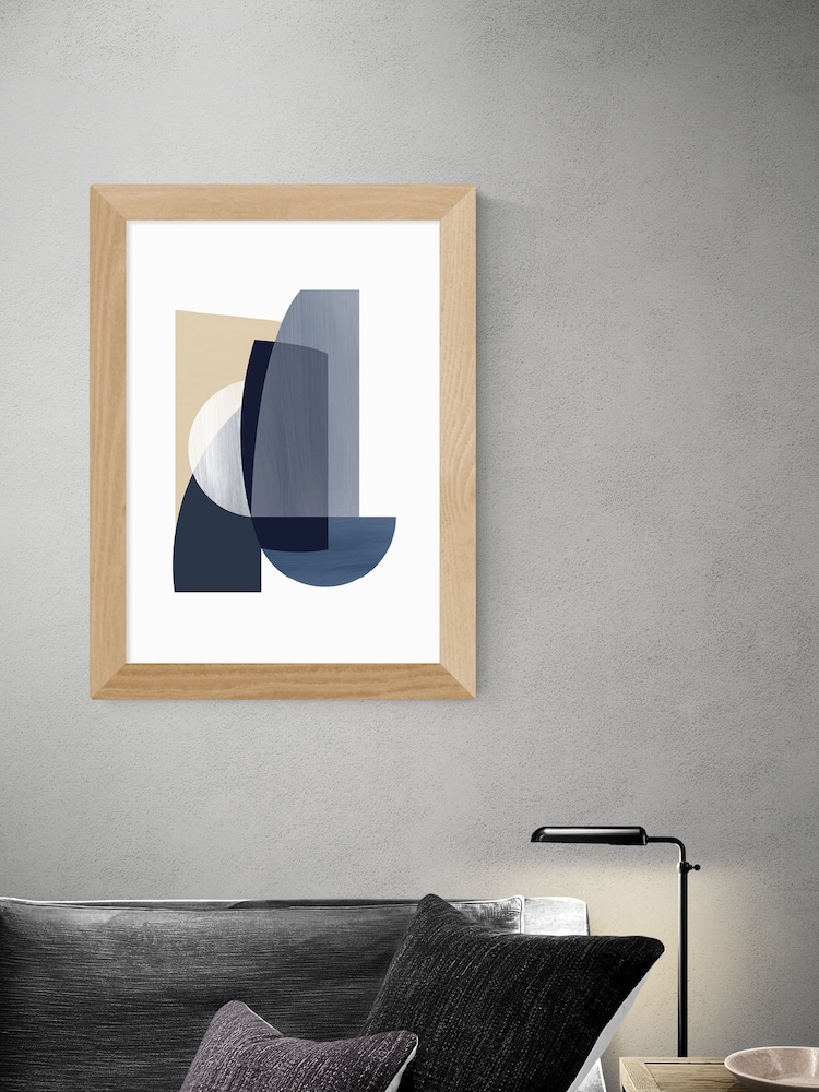 East End Prints Blue Abstract IV By Anna Mainz - Image 1 of 2