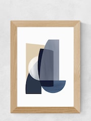 East End Prints Blue Abstract IV By Anna Mainz - Image 2 of 2