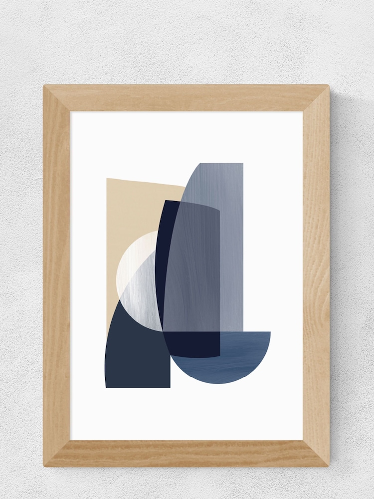 East End Prints Blue Abstract IV By Anna Mainz - Image 2 of 2