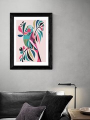 East End Prints Pink Parakeet By Rachel Lee - Image 1 of 3