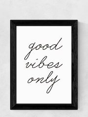 East End Prints White Good Vibes Only By Rafael Farias - Image 4 of 4