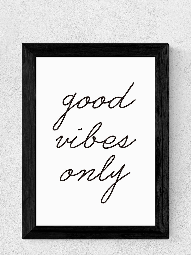 East End Prints White Good Vibes Only By Rafael Farias - Image 4 of 4