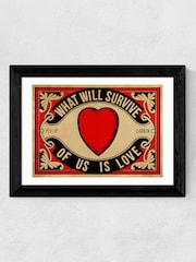 East End Prints Red Arundel Tomb Print by Indie Prints - Image 3 of 3