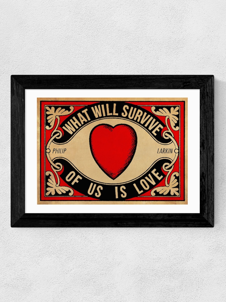 East End Prints Red Arundel Tomb Print by Indie Prints - Image 3 of 3
