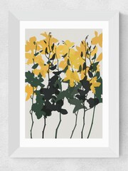 East End Prints Yellow Orchids 7 Print by Garima Dhawan - Image 1 of 2