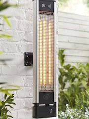 Swan Silver Wall Mounted Patio Heater - Image 1 of 3