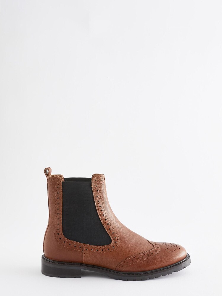 Rjava - Usnjeni brogue čevlji Forever Comfort® - Slika 1 iz 5 Rjava - Usnjeni brogue čevlji Forever Comfort® - Slika 1 iz 5