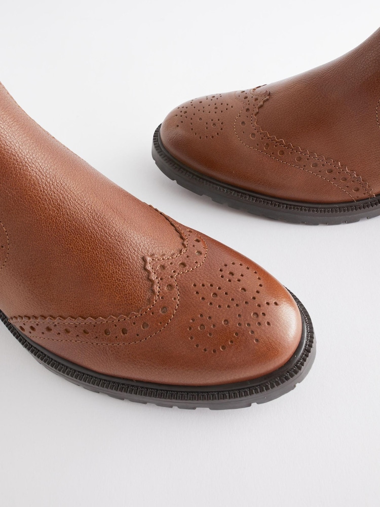 Rjava - Usnjeni brogue čevlji Forever Comfort® - Slika 5 iz 5 Rjava - Usnjeni brogue čevlji Forever Comfort® - Slika 5 iz 5