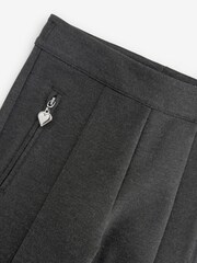 Clarks Grey Skinny Fit Girls Ponte School Trousers - Image 9 of 10