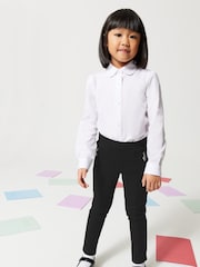 Clarks Black Skinny Fit Girls Ponte School Trousers - Image 1 of 7