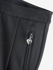 Clarks Black Skinny Fit Girls Ponte School Trousers - Image 6 of 7
