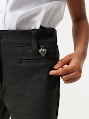 Clarks Grey Bootcut Girls Ponte School Trousers - Image 5 of 9