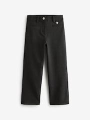 Clarks Grey Bootcut Girls Ponte School Trousers - Image 6 of 9