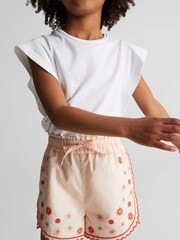 Reiss Orange Luna Junior Embroidered Shorts - Image 1 of 5