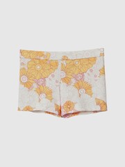Reiss Coral Fifi Junior Printed Swim Top - Image 2 of 5