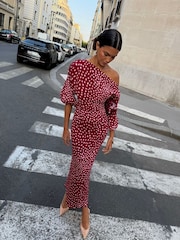 Never Fully Dressed Red Deer Tilly Dress - Image 4 of 5