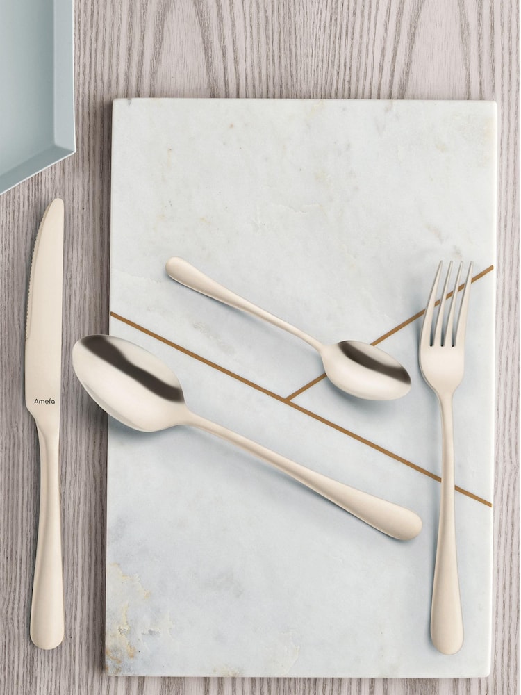 Amefa Gold Austin Cutlery 24 Piece Set - Image 1 of 3