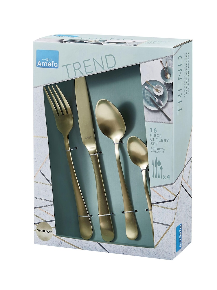 Amefa Gold Austin Cutlery 24 Piece Set - Image 3 of 3