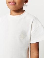 Clarks White Girls T-Shirt, Shorts and Bag PE Kit - Image 3 of 9