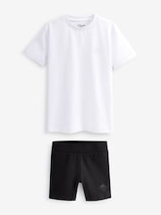 Clarks White Girls T-Shirt, Shorts and Bag PE Kit - Image 6 of 9