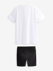 Clarks White Girls T-Shirt, Shorts and Bag PE Kit - Image 7 of 9