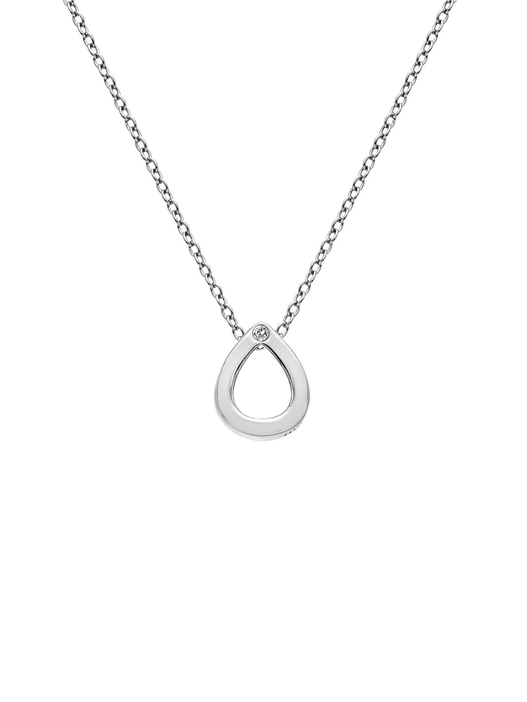 Hot Diamonds Silver Plated Diamond Amulet Pendant Necklace - Image 2 of 3