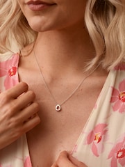 Hot Diamonds Silver Plated Diamond Amulet Pendant Necklace - Image 3 of 3