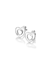 Hot Diamonds Silver Diamond Amulet Stud Earrings - Image 1 of 3