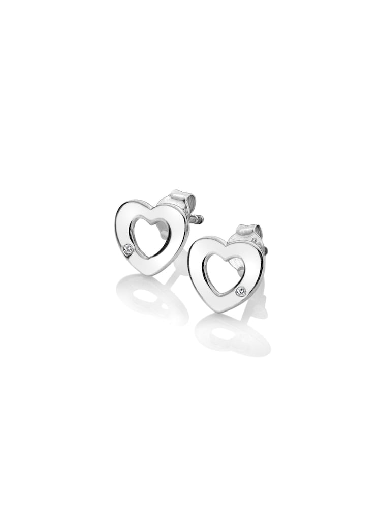 Hot Diamonds Silver Diamond Amulet Stud Earrings - Image 1 of 3
