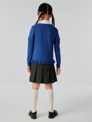 Clarks Blue School V-Neck Cardigan - Image 2 of 9