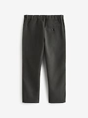 Clarks Dark Grey Boys Fastened School Trousers with Stretch - Image 6 of 7