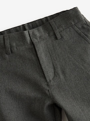 Clarks Dark Grey Boys Fastened School Trousers with Stretch - Image 7 of 7