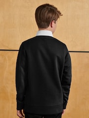 Clarks Black Unisex Crew Neck School Sweatshirt - Image 2 of 11
